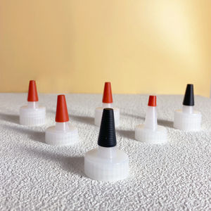 Tapa de rosca de plástico de 24 mm y 28 mm con boquilla larga y punta afilada - Product Image 6