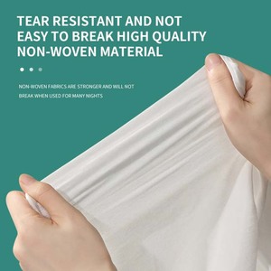 ベッドシーツベッドセット使い捨てベッドシーツ枕ケース通気性ソフトシングルベッドカバートラベルホテル使い捨て - Product Image 3