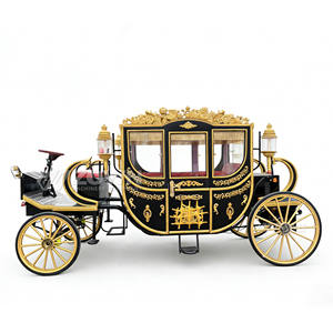 Avrupa Kraliyet Ailesi Elektrikli Külkedisi Bahçe At Arabası Prenses Arabası Düğün ve Turizm Kullanımı İçin - Product Image 6