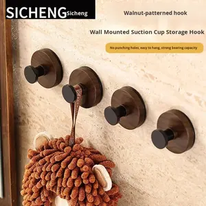 Надежная насадка, без дрели, крючок для грецкого ореха, бесследная пластиковая дверная вешалка для ванной комнаты, новый дизайн грецкого ореха для одежды - Product Image 5