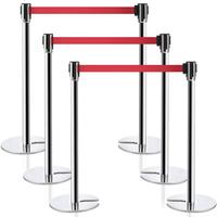 Système de ceinture de contrôle de Queue, barrière de support de ceinture empilable