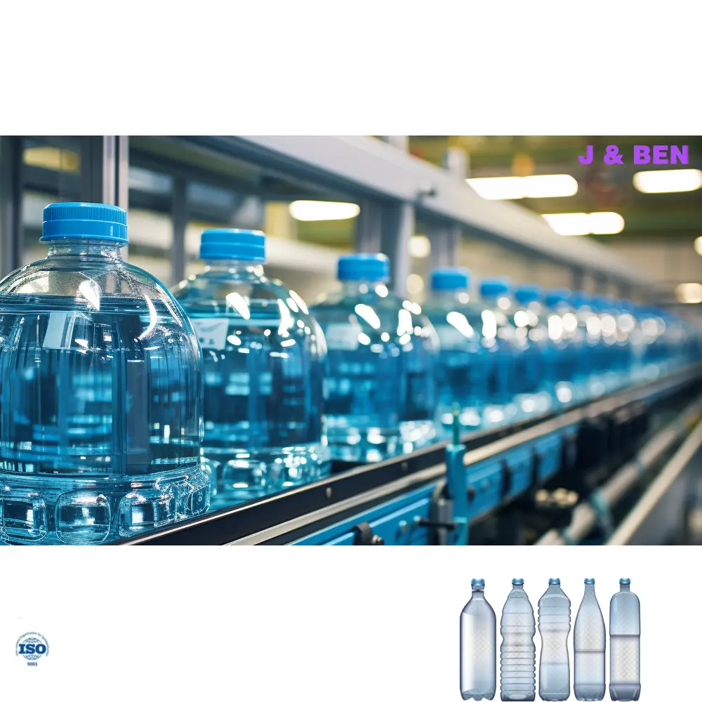 J & Ben 1000-36000BPH équipement de fabrication de bouteilles/ligne de production de machines à eau minérale entièrement automatique