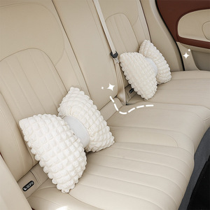 Car Headrest And Neck Support Pillow Breathable Soft PP Cotton For Summer Car <b>Interior</b> <b>Accessories</b> - Product Image 3