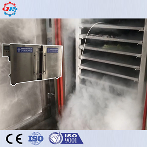 100kgh công nghiệp lỏng Nitơ Blast Máy làm lạnh-196 ° C nhiệt độ cực thấp nhanh chóng đóng băng cho hải sản thịt kem chống dính - Product Image 5