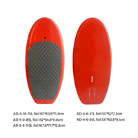 Sports nautiques surf aile hydroptère vent surf Dur conseil efoil kitesurf surf en fibre de carbone feuille conseil en fibre de verre ailettes
