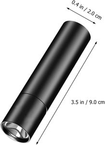 Linterna LED Recargable Portátil de 4 Modos, Linterna Ligera de ABS con USB Tipo C, Resistente al Agua para Acampar al Aire Libre - Product Image 5