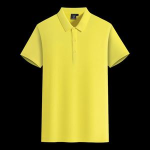 Design New Styles Short Sleeve Solid Color Men Polo T-shirt High Quality Custom Logo 100% Cotton Knit Polo Shirt for Men - Product Image 2