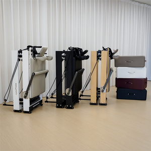 เครื่องออกกำลังกายพิลาทิสแบบพับได้ ทำจากไม้โอ๊ค สำหรับใช้ในบ้าน ขายตรงจากโรงงาน - Product Image 2