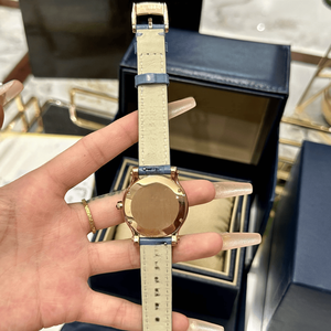 Montre automatique de luxe pour femmes, cadran en nacre rose, accent diamant, boîtier en or rose, montre-bracelet élégante - Product Image 4