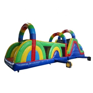 التجارية في الهواء الطلق قوس قزح نفخ مضمار حواجز للبيع - Product Image 1