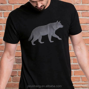 ポリエステル50％ 綿25％ レーヨン25％ ブレンド カスタムプリント メンズTシャツ、オリジナルロゴ入り トライブレンド ソフトTシャツ - Product Image 4