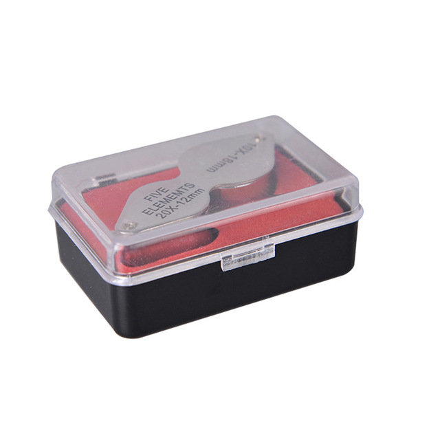 RF RF-G003 High-Power 21mm HD Glass Jewelry Magnifying Loupe 10x Magnification Clear Text Play Identification 3-Year Warranty