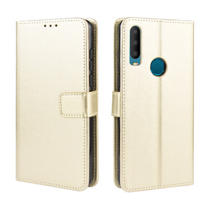 Đứng Lật PU Leather Khe Cắm Thẻ Wallet Điện Thoại Di Động Bảo Vệ Bìa Trường Hợp Đối Với <span class=keywords><strong>Alcatel</strong></span> One Touch 3X 2019 - Product Image 4