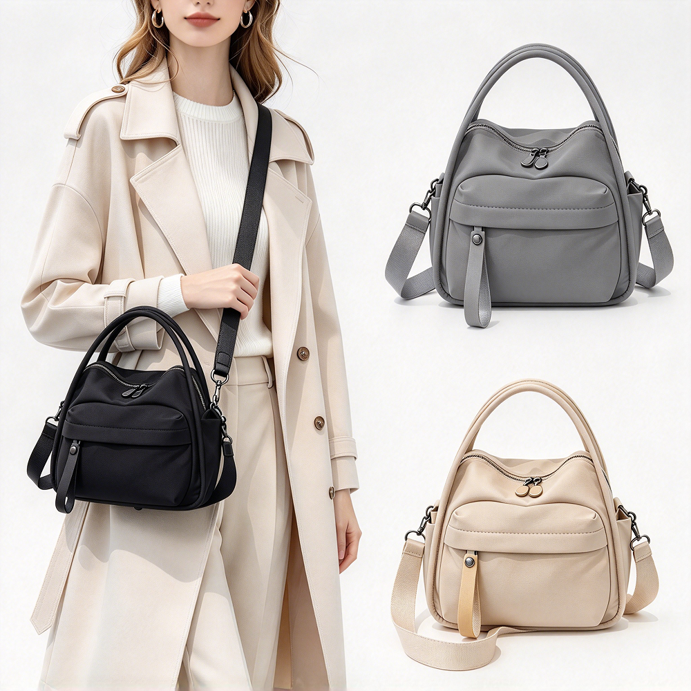 Large Capacity Nylon Women Shoulder Handbag