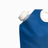 Sacs pochette de support de buse en plastique imprimés personnalisés buse à poignée de taille personnalisable pour la bière boissons boissons eau minérale Champagne
