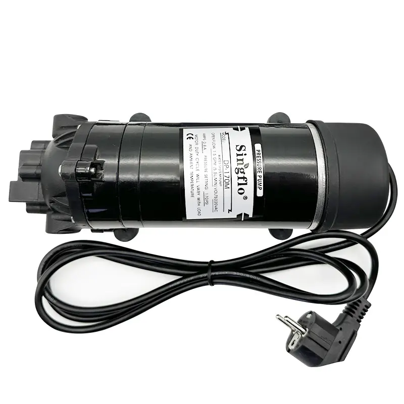 उन्नत DP-160s 5.5L/मिनट कार धोने डिवाइस उच्च दबाव 160psi छोटे एसी पानी पंप