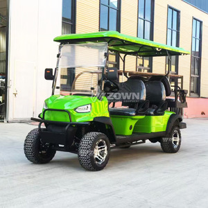 Voiturette de golf électrique tout-terrain de luxe, véhicule à énergie nouvelle avec sièges confortables pour navettes de parcs à thème, campus et centres de villégiature - Product Image 3