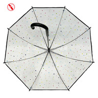 YS-1140 Parapluie Transparent Grande Taille en POE, 8 Baleines, Forme Dôme, Ouverture Manuelle, Impression Logo Personnalisé, Idéal Jours de Pluie pour Adultes – Fournisseur d'Usine
