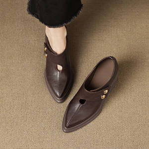 Chaussures pour hommes en cuir véritable, grandes tailles, formelles et décontractées, pour l'automne et les mariages, respirantes et résistantes à l'usure - Product Image 4