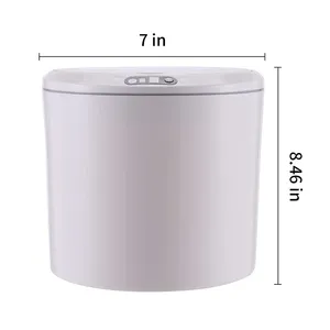 1.32 Gal迷你自动废物篮红外传感器小垃圾桶智能垃圾箱容器咖啡洗衣书桌汽车之家