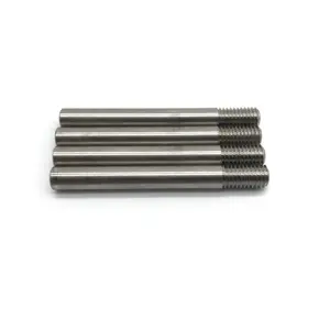 CNC Chrome Plated Small Double Threaded 20mm Metal Pin Shaft Carbon Steel Round Shaft 304 Stainless Steel Shaft