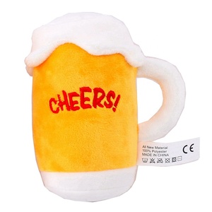 Đồ chơi thú nhồi bông chó biết sủa 3D tùy chỉnh bán buôn, đồ chơi thú cưng dễ thương tương tác & vận động, cốc hình chai - Product Image 3
