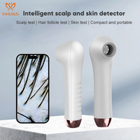 Analyseur multifonctionnel de peau, cheveux et cuir chevelu, scanner facial, analyseur de peau HD, détecteur de follicules pileux pour usage domestique et en salon