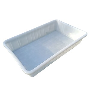 White Plastic Food Container Rectangle 20-35L Eco-Friendly One-Time Injection Molding General Packaging - Product Image 3