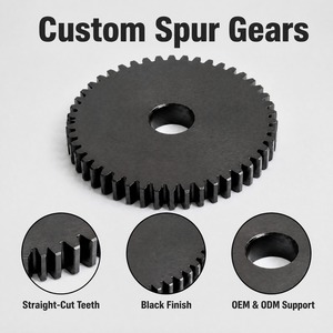 Engranaje Cónico de 139 Módulos 1, 46 Dientes, Diámetro Interior de 10 mm, Engranaje para Motor Pequeño, Personalizable, 0.1 kg, Origen - Product Image 2