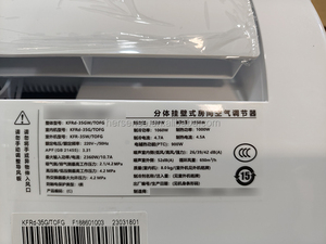 Aire Acondicionado Split de Pared, Ahorro de Energía, Sin Inversor, Frío/Calor, 220v 50hz R410a 12000 BTU, Ecológico, Freón, para Hogar y Auto - Product Image 2