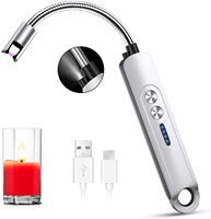 Briquet électrique à arc plasma rechargeable par USB sans flamme avec logo personnalisé, design moderne pour les voyages, pour barbecue, charbon de bois, bougie