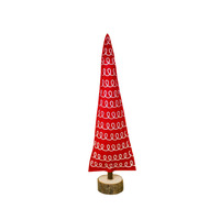 Hölzerne Weihnachtsbaum-Tischdekoration