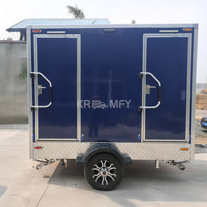 Remorques portables 2025 avec salle de roues, camion, toilettes mobiles, remorque de toilettes - Product Image 1