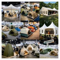 Tente de camping gonflable en gros d'usine, imperméable, individuelle, quatre saisons, pour séjours de nuit