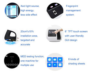 Kernel 308nm Excimer Laser LED UVB Fototerapia UV Terapia Luz Psoriasis Vitiligo Máquina de tratamiento láser - Product Image 5