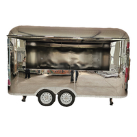 Logo personnalisé Commercial Snack Fruit Food Truck chariot Mobile Business Street Vending chariot de crème glacée chariot avec parapluie