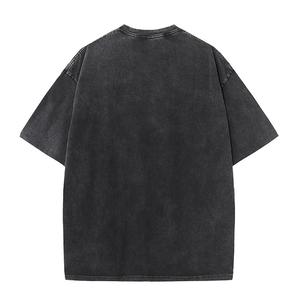T-shirt vintage personnalisé pour enfants <span class=keywords><strong>taille</strong></span> <span class=keywords><strong>110</strong></span>-150 <span class=keywords><strong>cm</strong></span> coton de haute qualité t-shirt à épaules tombantes usine - Product Image 5