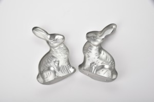 Forme 3D moderne grand décor vacances lapin étain personnalisé Pâques traiter boîte en métal nouvelle impression offset promotionnelle - Product Image 2