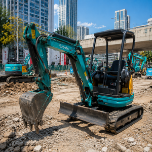 Excavadora usada de bajo kilometraje, excavadora compacta de 2 toneladas con cero cola, mini excavadora Kubota usada, excavadora de segunda mano. - Product Image 1