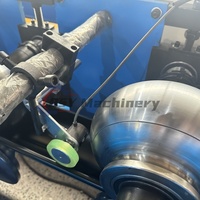Machine de formage à rouleaux automatique BSY pour gouttières de toit en aluminium, avec contrôle PLC, dérouleur hydraulique et moteur à roulement