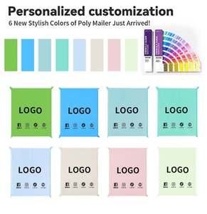 Sobres de Correo Personalizados de Polietileno, Impresos con Acabado Mate o Brillante, Autoadhesivos, Reciclados, para Envíos Postales de Calcetines con Logotipo Personalizado - Product Image 4