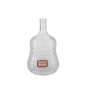 Jarra de cristal personalizada, vaso superior, jugo cuadrado plano de 700ml con botella de licor de cristal líquido de corcho