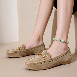 Zapatos Planos de Mujer de Primera Calidad, Diseño de Caracol, Mocasines Casuales de Piel Sintética y Lona, Transpirables, Sólidos, Sin Cordones - Product Image 3