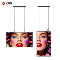 Nueva Pantalla LCD Ker de 65 Pulgadas para Interiores, Orientada Hacia Ventanas, con Visibilidad Ultra Brillante para Exteriores y Diseño de Pantalla Dual