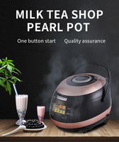 Cuiseur automatique de perles de tapioca HENGZHI, machine professionnelle pour la cuisson des perles de tapioca avec cuve antiadhésive pour les magasins de bubble tea