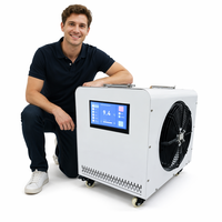 Refroidisseur d'eau portable à cycle d'ozone de marque DLKT 36 kg, machine de bain de glace, composants principaux du filtre, du moteur et de la pompe du refroidisseur d'eau
