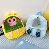 Sac à dos en peluche mignon en gros, grande capacité, doux, motif dessin animé, pour l'école, les voyages, cadeau, OEM