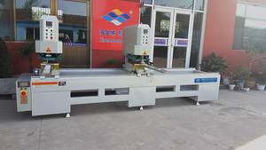 Fournisseur de machines à souder - Soudeuse <span class=keywords><strong>PVC</strong></span> sans soudure à double tête - Multi-angle 45° ° /90 °   Soudure |   Profil de cadre de fenêtre - Product Image 2