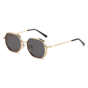 Lunettes de soleil carrées à monture complète UV400, mode unisexe, protection solaire pour adultes - Product Image 1