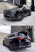 Nouveau kit carrosserie personnalisé en fibre de carbone pour Mercedes-Benz GLS Maybach, style LD gris, séparateur en carbone pour SUV, kits de style VIP